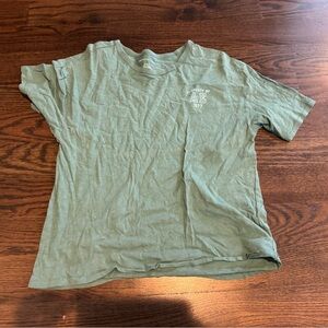 American Eagle Outfitters Green Relaxed Short Sleeve Tee
